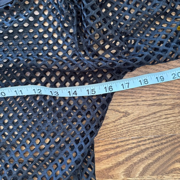 Kardashian Kollection Dress Black Lace Mesh midi women’s large - Picture 7 of 11